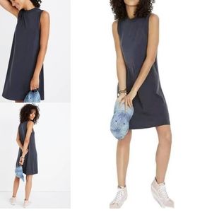 Madewell Sandwashed Mockneck Tank Dress